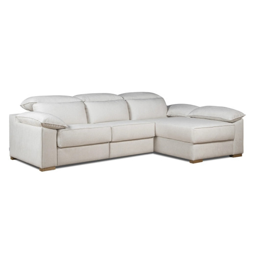 Sofá chaiselongue arcón deslizante con brazos arcón NOVERE