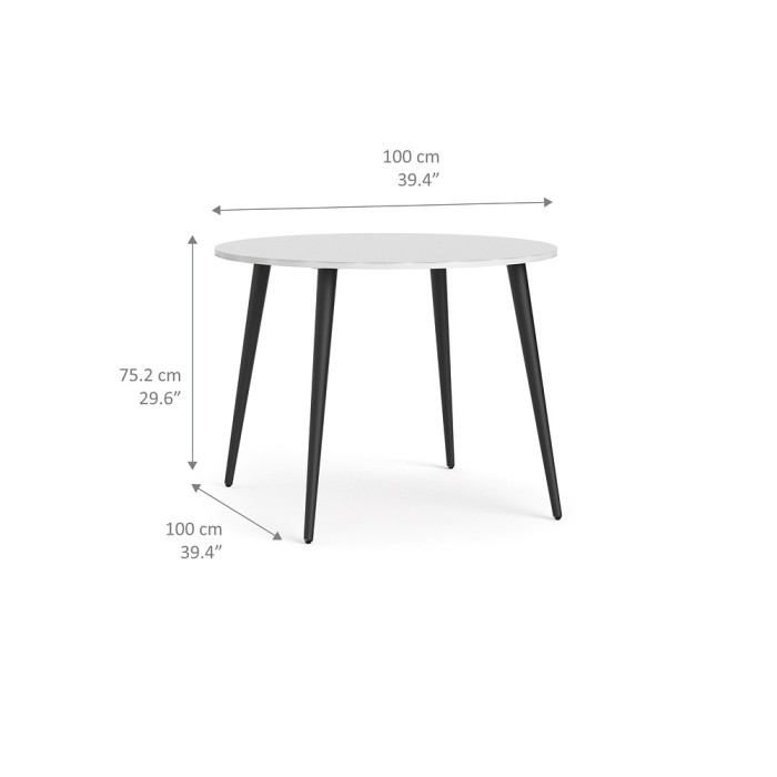 MESA DE COMEDOR REDONDA OSLO