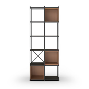 Estantería doble estructura metálica KORA