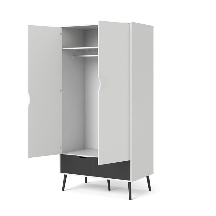 ARMARIO DOS PUERTAS Y CAJONES OSLO ARMARIO DOS PUERTAS Y CAJONES OSLO