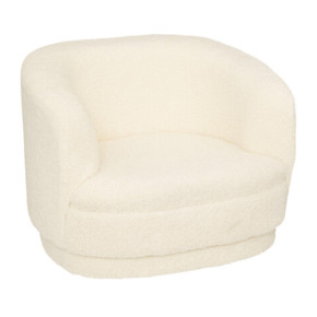 Sillón infantil tapizado blanco CIELO