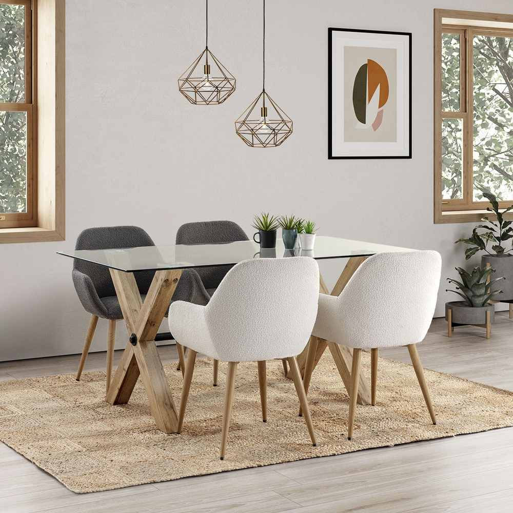 Silla de comedor tapizada NIVEA