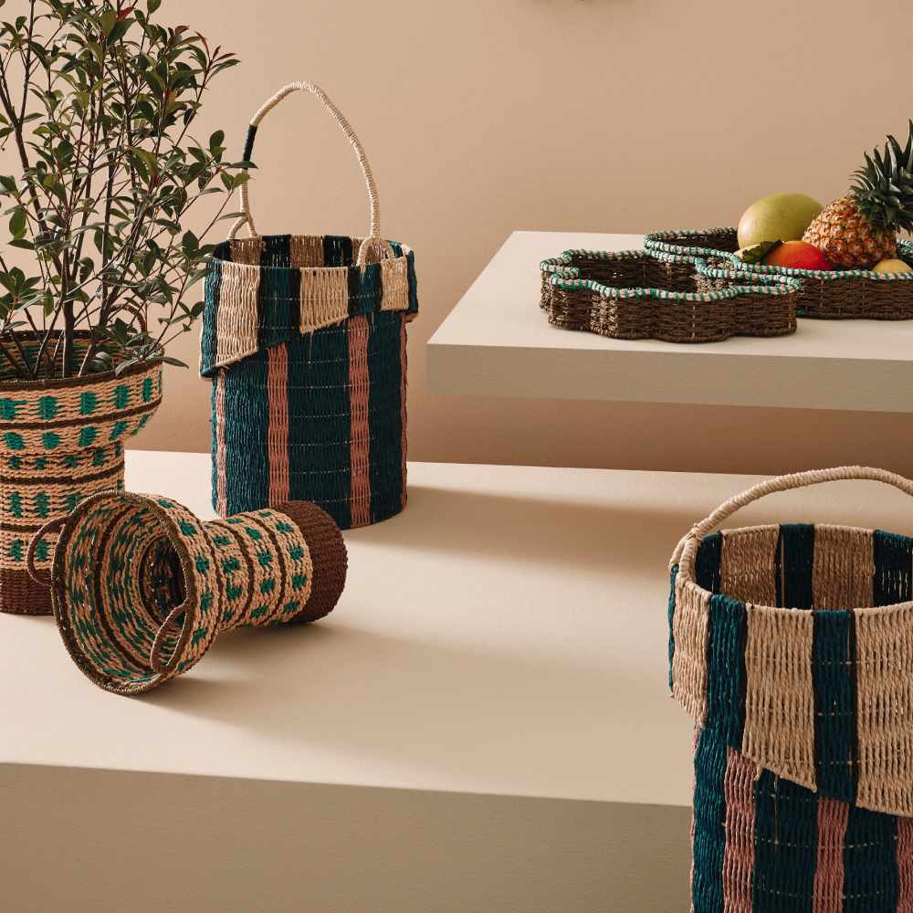 Set 2 cestas con asas KAYA