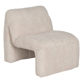 Sillón tapizado beige CLOUD