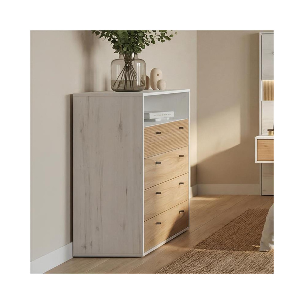 Cómoda 4 cajones y hueco SOULMATE