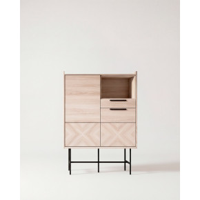 Vitrina patas metálicas ALBOR-frente