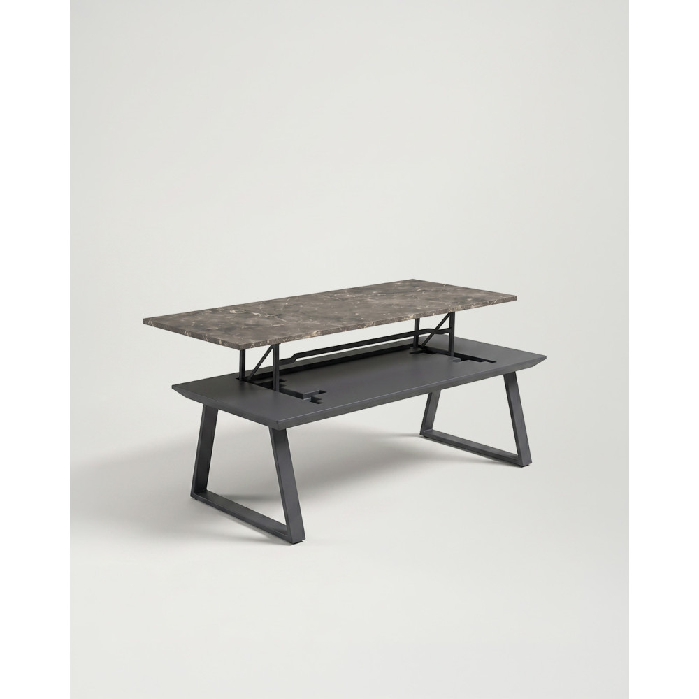 Mesa de centro elevable LAVEN-lado