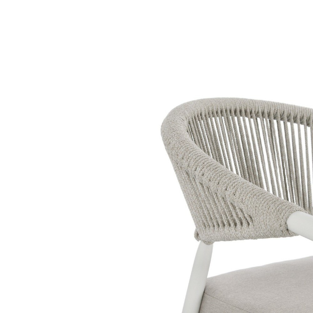 Silla exterior Amian trenzado detalle
