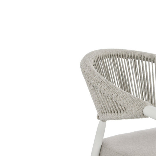 Silla exterior Amian trenzado detalle