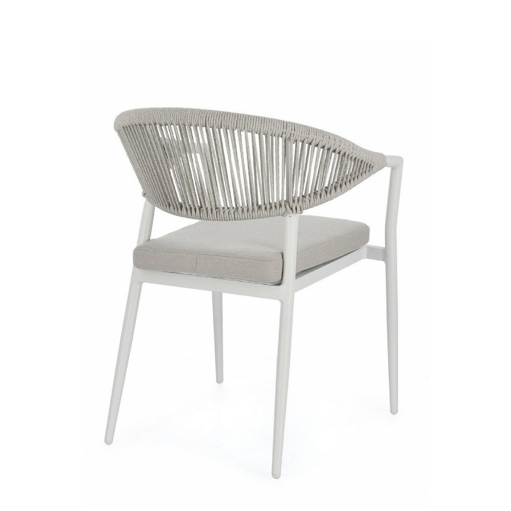Silla exterior Amian trenzado lateral