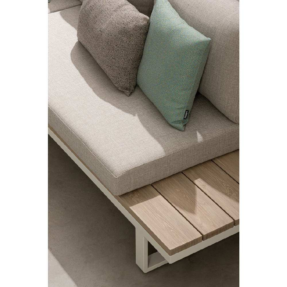 Set modular rinconera y mesita de exterior ZELMAR vista detalle
