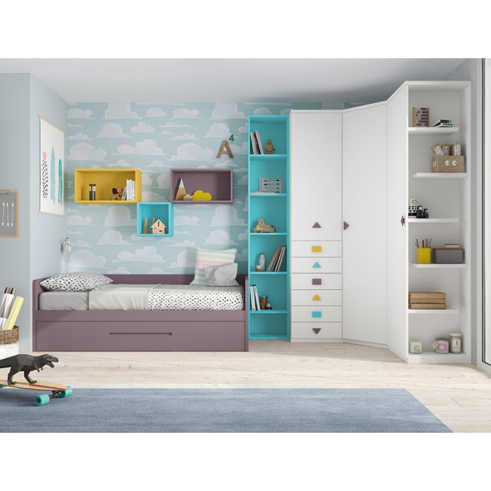 CAMA NIDO CON RESPALDO KANSAS CAMA NIDO CON RESPALDO KANSAS