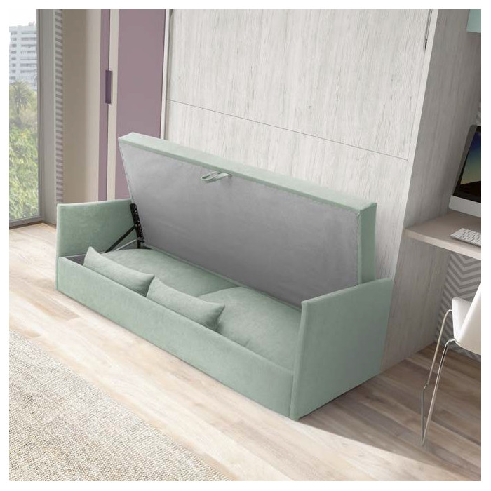 CAMA ABATIBLE VERTICAL DE 135 Ó 150 CON SOFÁ EIGHT CAMA ABATIBLE VERTICAL DE 135 Ó 150 CON SOFÁ EIGHT