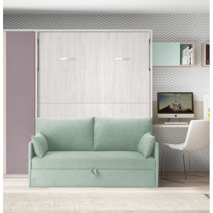 CAMA ABATIBLE VERTICAL DE 135 Ó 150 CON SOFÁ EIGHT CAMA ABATIBLE VERTICAL DE 135 Ó 150 CON SOFÁ EIGHT