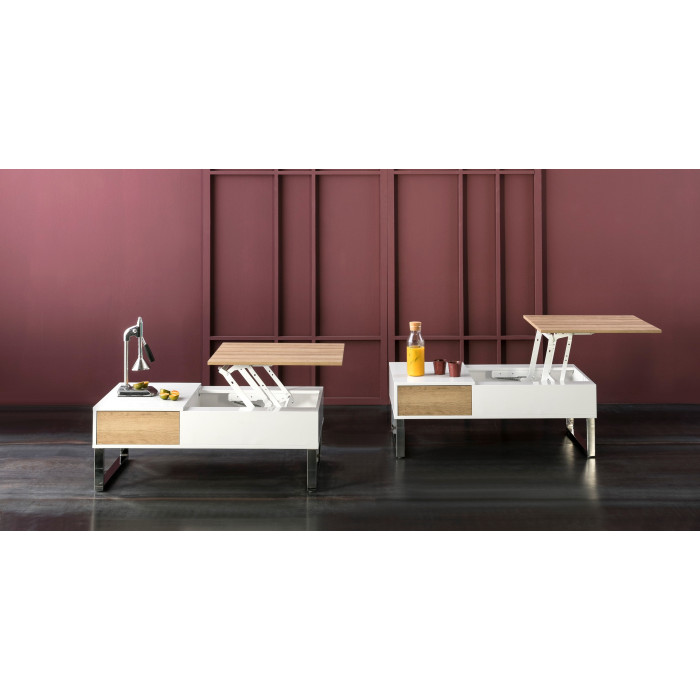 MESA DE CENTRO ELEVABLE NIZA MESA DE CENTRO ELEVABLE NIZA