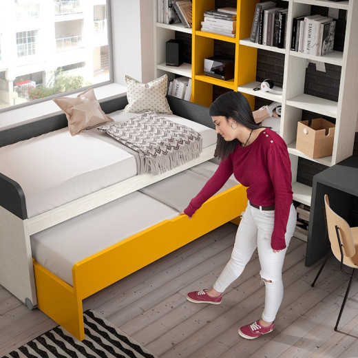COMPACTO DOBLE CAMA Y CUATRO CONTENEDORES ABRIL COMPACTO DOBLE CAMA Y CUATRO CONTENEDORES ABRIL