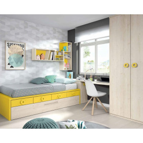DORMITORIO JUVENIL COMPLETO EDEL