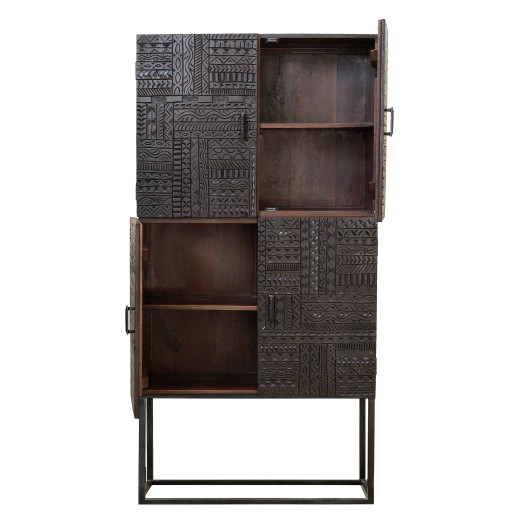 VITRINA 4 PUERTAS ETNIC