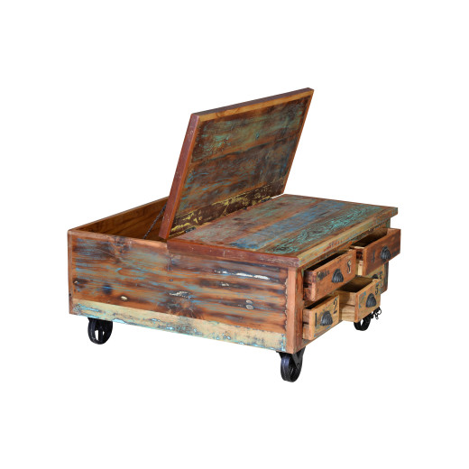 MESA DE CENTRO CON RUEDAS ECOSTYLING