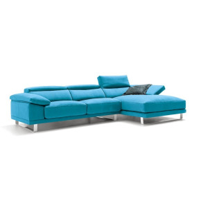 Chaise longue con pata metálica Kendal