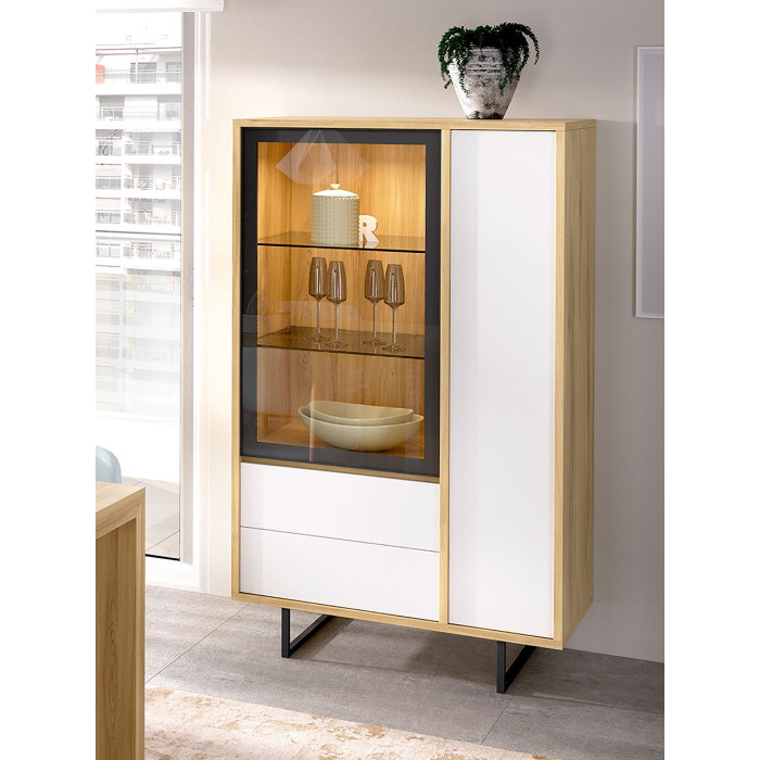 Vitrina 2 cajones SAFIR Vitrina 2 cajones SAFIR