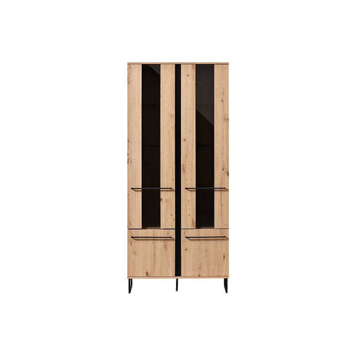 VITRINA ALTA 2 PUERTAS CON LEDS SINDY