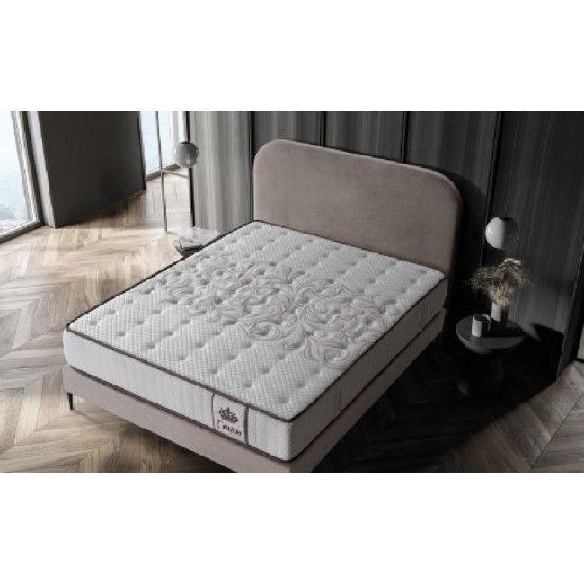 MaterassieDoghe - colchón 90x190 de muelles ensacados, altura 23 cm,  viscoelástica de 3 cm, ortopédico, 800 muelles ensacados, zonas de confort
