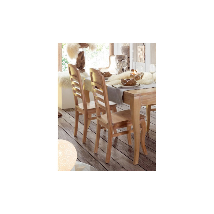 Silla de comedor de madera con barrotes NÁPOLES