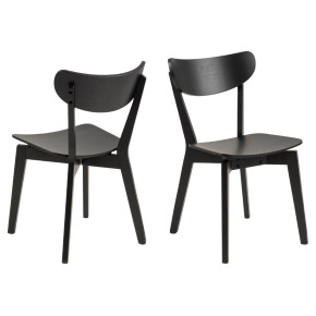 PACK DE 2 SILLAS COMEDOR NEGRA VALI