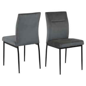 PACK 2 SILLAS COMEDOR ANTRACITA KAYSA
