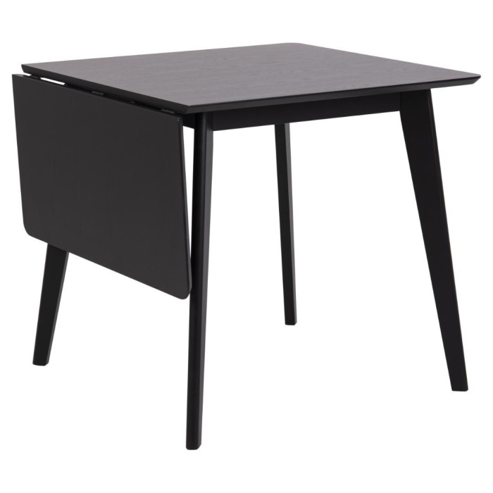 Mesa comedor extensible negra VALI