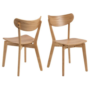 PACK DE 2 SIILAS DE COMEDOR ROBLE VALI