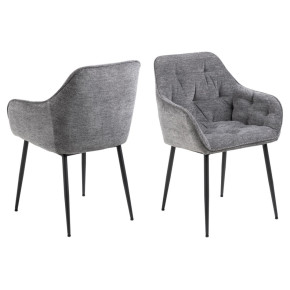 PACK DE 2 SILLAS COMEDOR GRIS CLARO CLEMENS