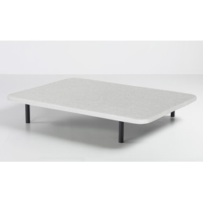 Base tapizada con sistema de aireación Snow | Comprar Bases en Muebles Rey Color Blanco MEDIDA 90 190