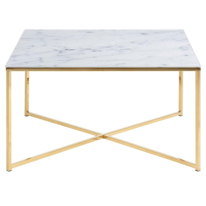 MESA CENTRO CUADRADA BLANCA ALYSA
