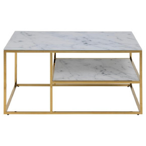 MESA CENTRO RECTANGULAR 2 NIVELES BLANCA ALYSA