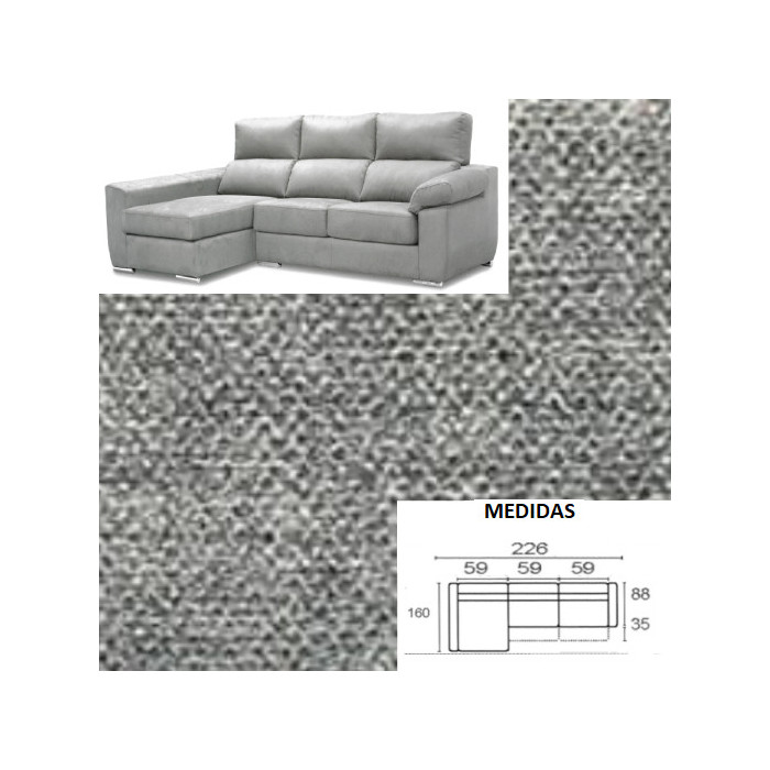 SOFÁ CHAISE LONGUE EVASION