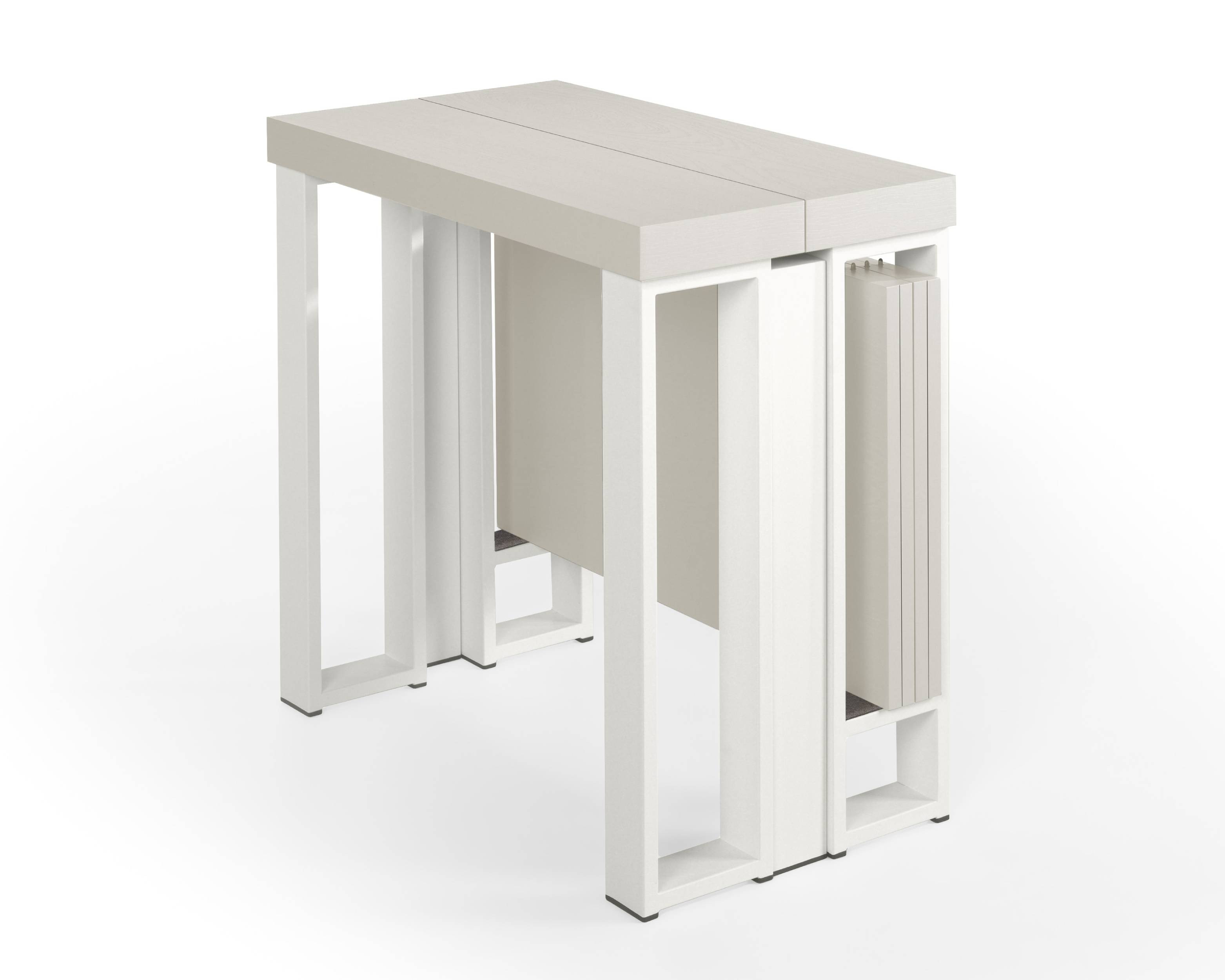 Mesa Consola extensible, 300, Blanco