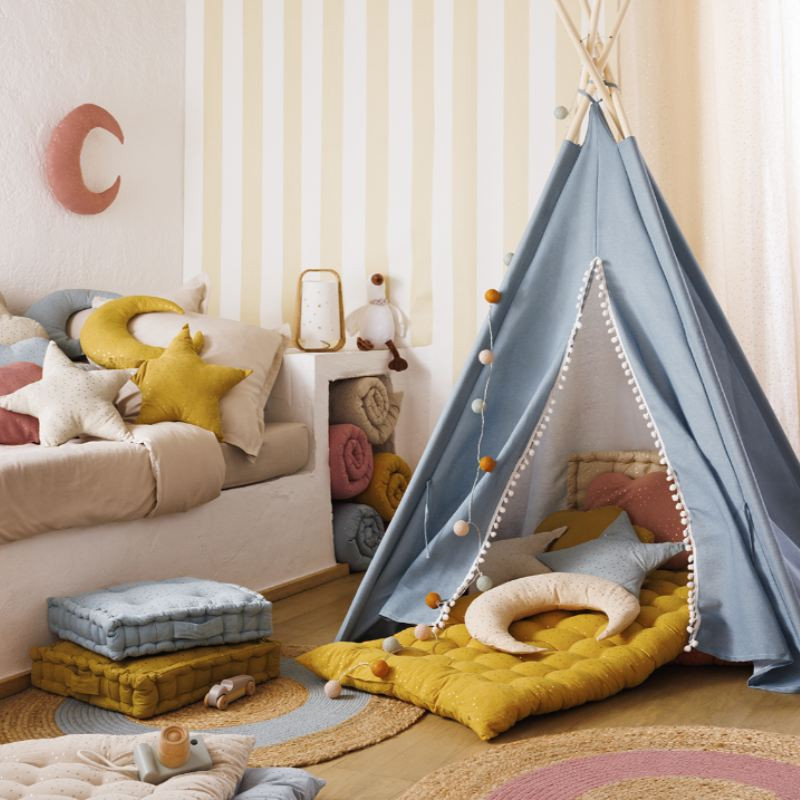 Comprar coj n de suelo infantil CARAMELO Color Mostaza