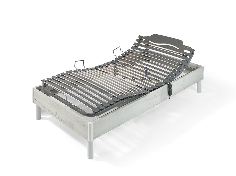 Comprar cama articulada de 90 cm barata Precio somieres eléctricos y camas  articuladas en  MEDIDA 135 x 190 cm Color HA-nordico